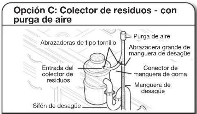 KITCHENAID KDTM704LPA - Conecte la manguera de desagüe - 8