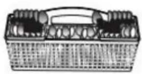 WHIRLPOOL WDT740SALZ - Panier a couverts - 1