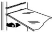 MAYTAG MRT311FFFE - To remove and replace a shelf: - 2