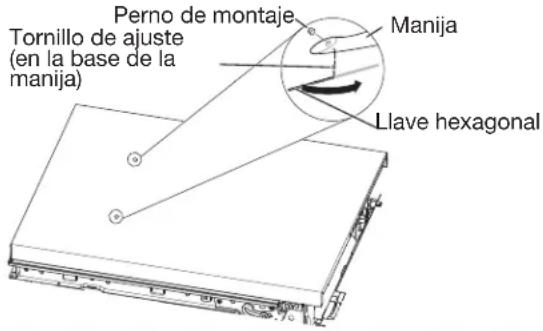 KITCHENAID KDFE104KPS - Instale la manija de la puerta - 1
