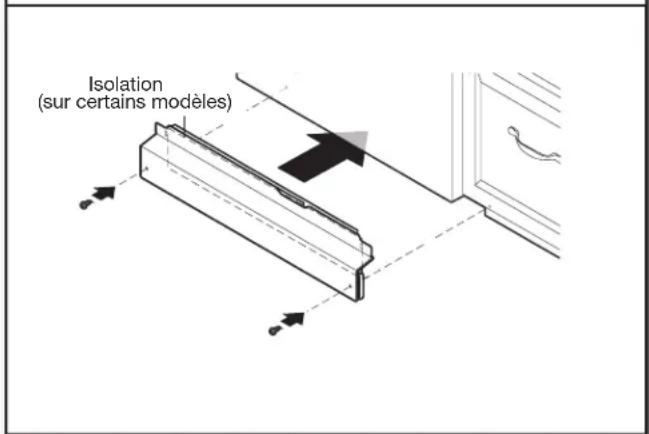 KITCHENAID KDFE104KPS - Réinstaller les panneaux d'accès et les dispositifs de fixation - 1
