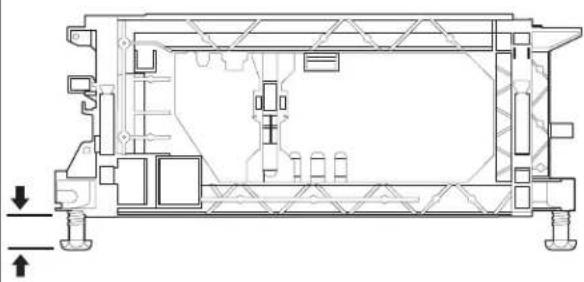 KITCHENAID KDFE104KPS - Leveling leg adjustment - 1