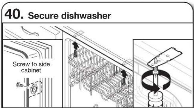 KITCHENAID KDFE104KPS - SECURE DISHWASHER IN CABINET OPENING - 2