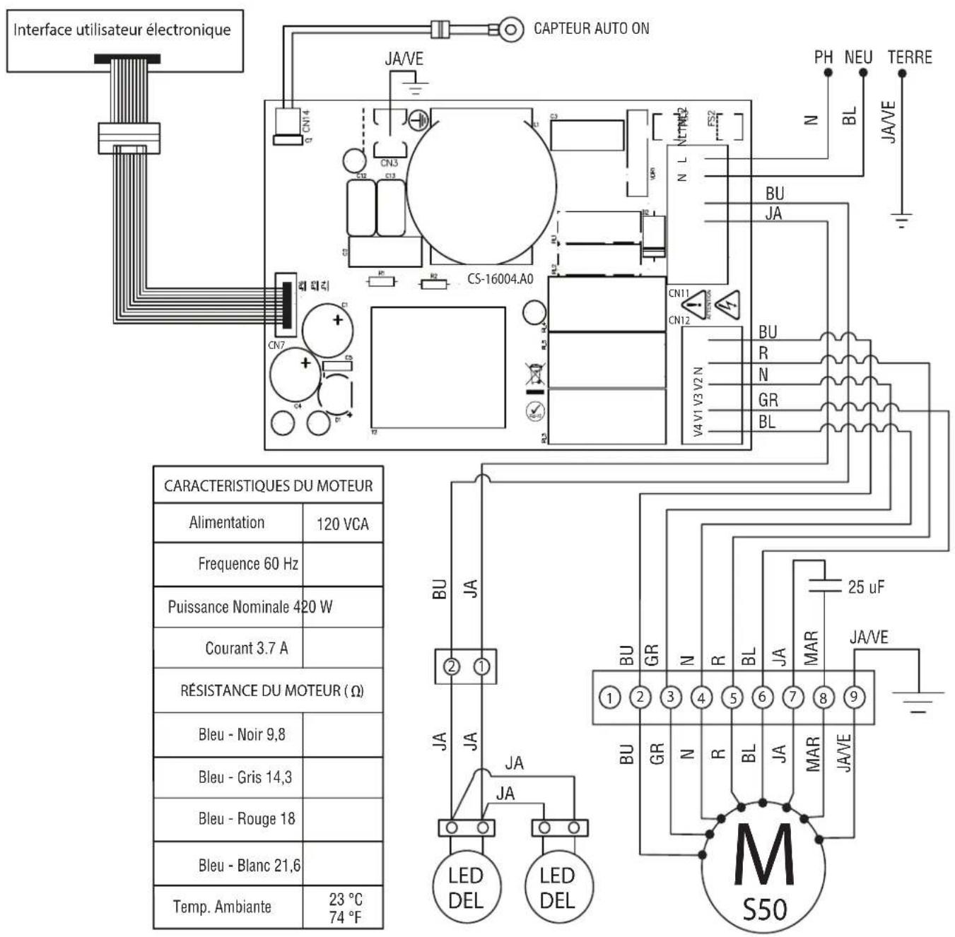KITCHENAID KVUC606KSS - SCHEMA DE CÂBLAGE - 1