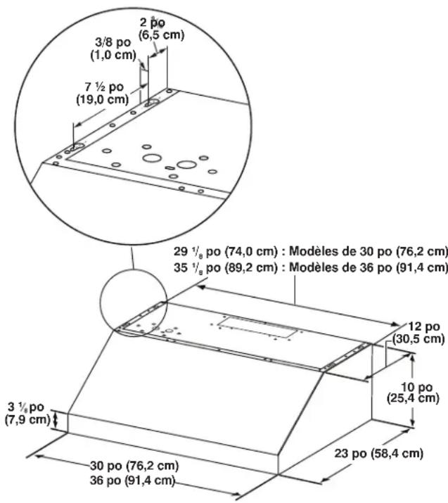 KITCHENAID KVUC606KSS - Dimensions du produit - 1