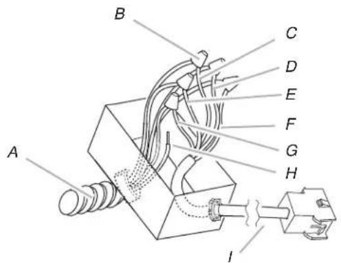 KITCHENAID KVWC906KSS - Connexion électrique à l'intérieur de la hotte entre le système du ventilateur déporté et la hotte - 2