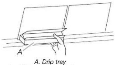A A. Drip tray