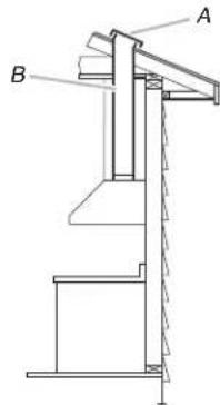 KITCHENAID KVWC908KSS - Instalaciones internas tíicas de ventilacion del sistemas demotor del soplador - 1