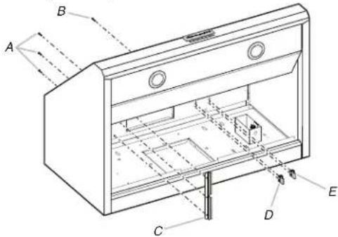 KITCHENAID KVWC908KSS - Préparation du système de ventilation interne - 1
