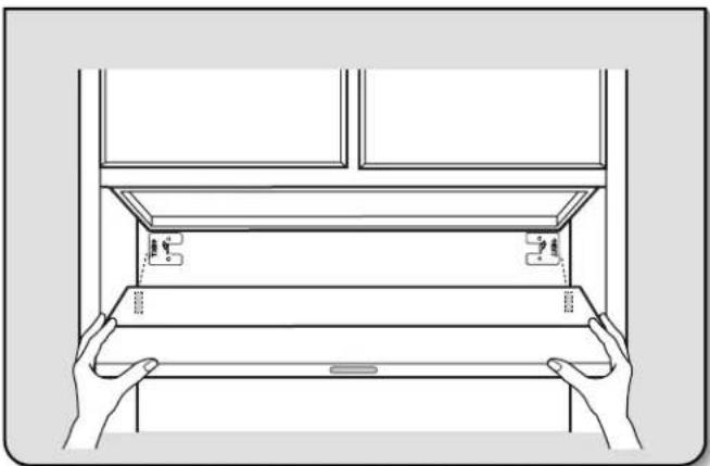 AMANA UXT4030ADS - Marquage de l'emplacement des trous - 1