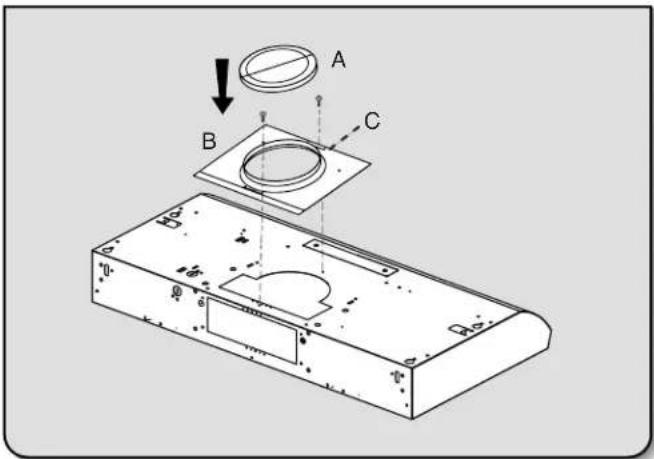 AMANA UXT2030ADW - Installations d'évacuation pour conduit circulaire de 7 po (17,8 cm) - 1