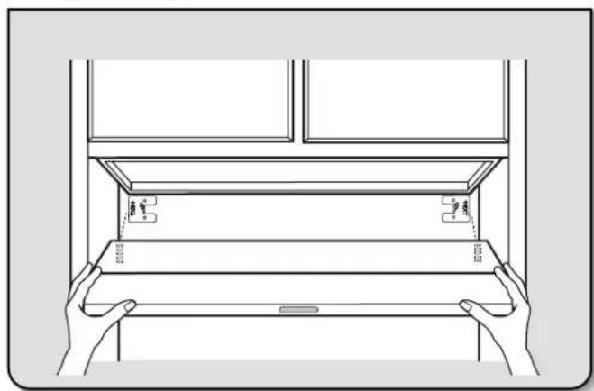 AMANA UXT2030ADW - Marquage de l'emplacement des trous - 1