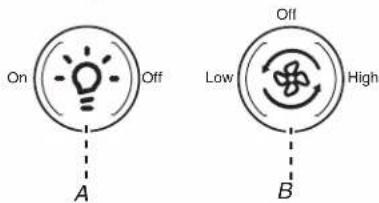 AMANA UXT2030ADW - Range Hood Controls - 1