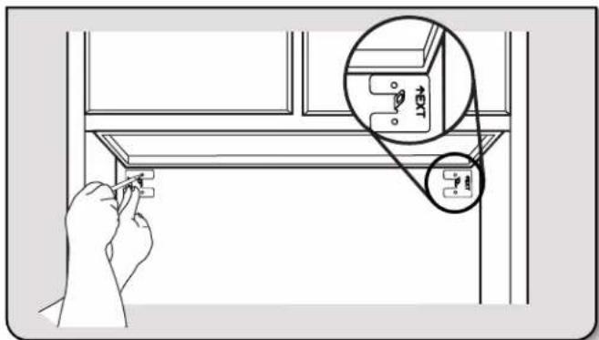 AMANA UXT2030ADW - Mark hole locations - 1