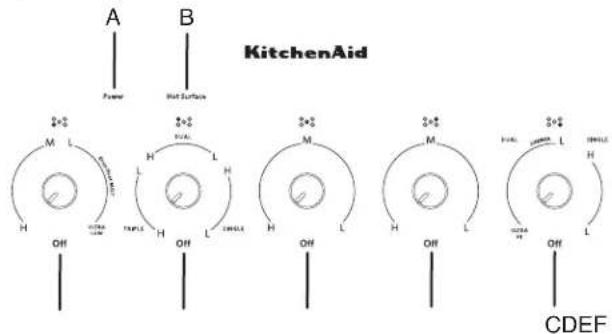 KITCHENAID KCES950KSS - PARTS AND FEATURES - KNOB CONTROLS - 7