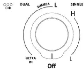 KITCHENAID KCES950KSS - 10"/6" (25.4 cm/15.2 cm) Even-Heat™ Ultra Power™ Element with Simmer Setting: - 1