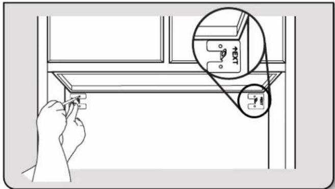 AMANA UXT4130ADS - Mark hole locations - 1