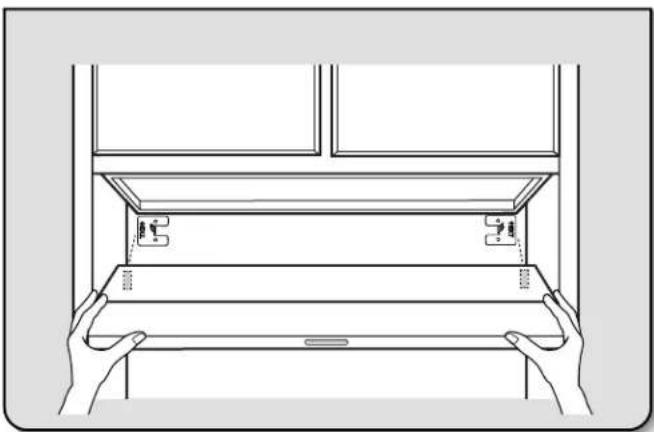 AMANA UXT5230BDS - Marquage de l'emplacement des trous - 1