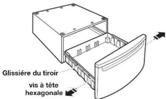MAYTAG XHPC155YC - Retirer le tiroir du piédestal - 1