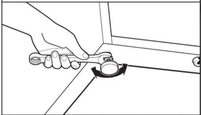MAYTAG XHPC155YC - Securely tighten jam nuts - 1