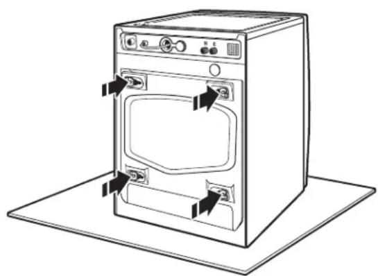MAYTAG XHPC155YC - Confirm transport bolts are in place - 1