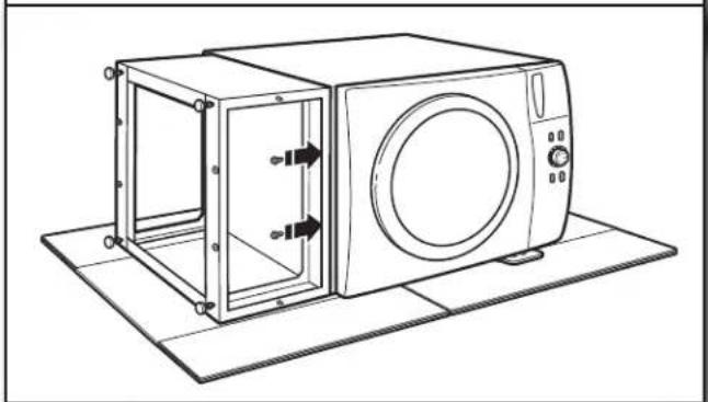 MAYTAG XHPC155YC - Fixation du piédestal à la laveuse - 1