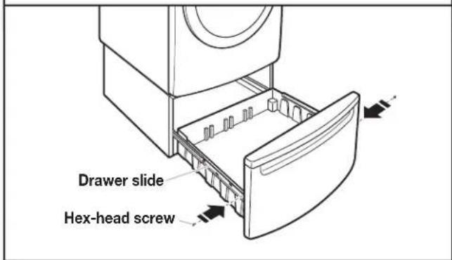 MAYTAG XHPC155YC - Reassemble pedestal drawer - 1