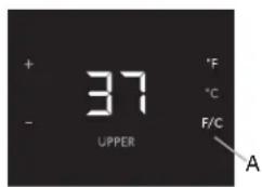 KITCHENAID KUDF204KPA - Visualisation de la température en degrés Celsius - 1