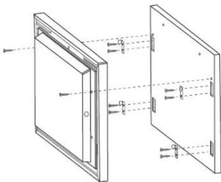 KITCHENAID KUDF204KPA - Fixation du panneau décoratif - 1