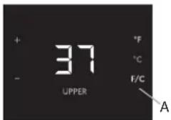 KITCHENAID KUDF204KPA - Para ver las temperaturas en grados Celsius - 1