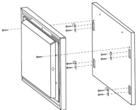 KITCHENAID KUDF204KPA - Cómo fijar el panel recubierto - 1