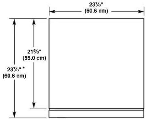 KITCHENAID KUDF204KPA - Drawer Height Dimensions - 6