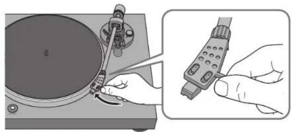 YAMAHA CDS303 - Regolazione della pressione della puntina - 4