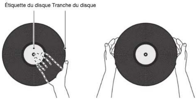 YAMAHA CDS303 - Manipulation des disques vinyle - 1