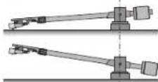 YAMAHA CDS303 - Draai het contragewicht zodanig dat de arm horizontal bleijft. - 2