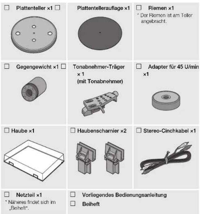 YAMAHA CDS303 - Lieferumfang überprüfen - 1