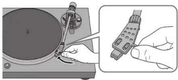 YAMAHA CDS303 - Réglage de la pression du diamant - 4