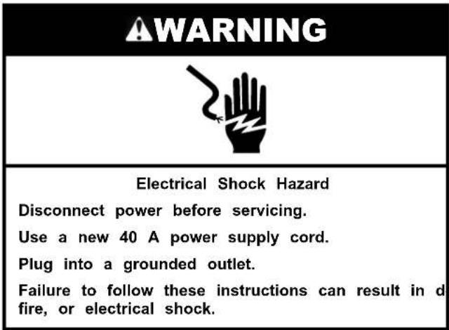MAYTAG MER7700LZ - Power Supply Cord - 1