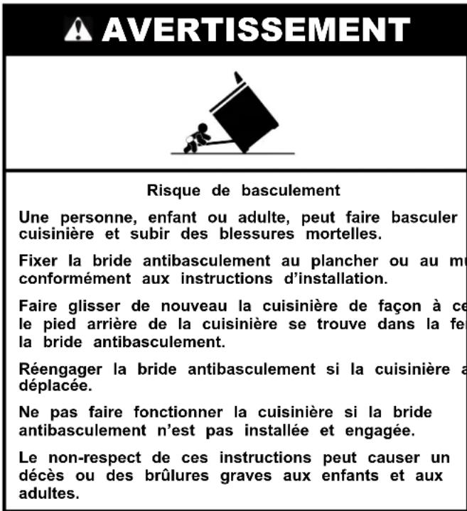 MAYTAG MER7700LZ - Jusment de l'aplomb de la sulfinière - 1