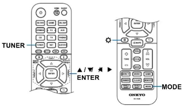 ONKYO TXNR6100 - TunMode: Manual - 1