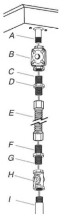 AMANA AGC6540KFS - Typical flexible connection - 1