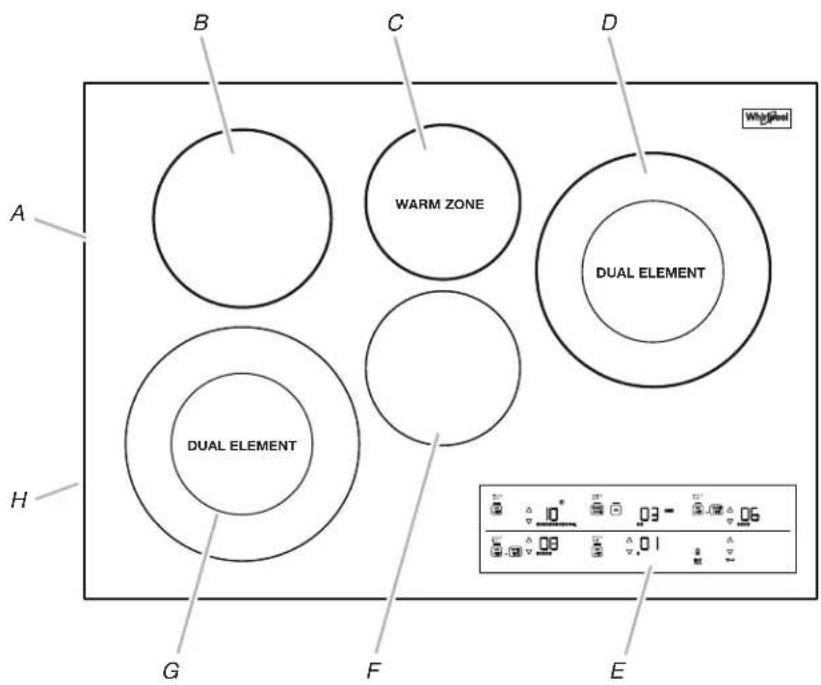 WHIRLPOOL WCE97US0KS - Cooktop - 1