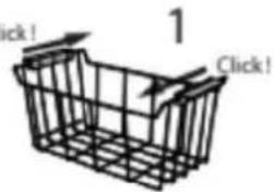 WHIRLPOOL WZC5216LW - Sliding Basket (on some models) - 2