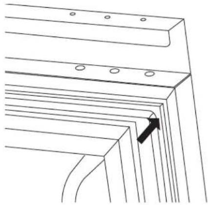 KITCHENAID KUBL314KBS - Peligro de Peso Excesivo - 5