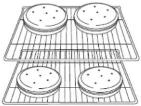 WHIRLPOOL WFE515S0JS - Baking Cookies and Layer Cakes on Two Racks Baking Layer Cakes - 1
