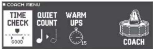 ROLAND VAD506 - Appuyez sur le bouton [COACH]. - 1
