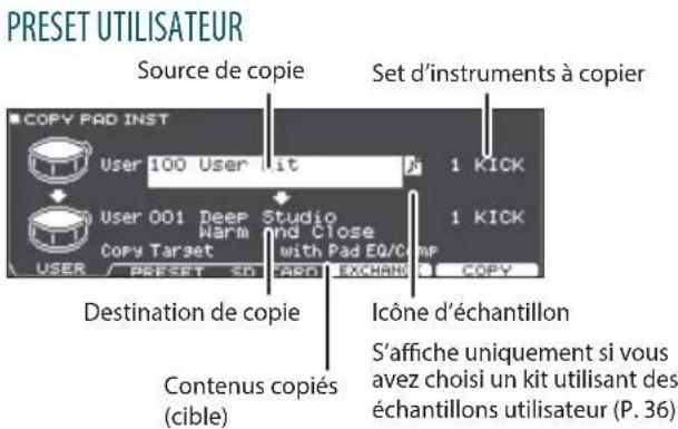 ROLAND VAD506 - Utilisez les boutons de navigation pour désir les paramètres et tournez la molette pour modifier leur valeur. - 1