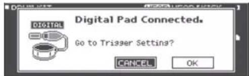 ROLAND VAD506 - Réglages pour les pads à connexion numérique - 1