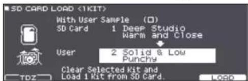 ROLAND VAD506 - Chargement d'un kit sauvegarde sur carte SD (KIT 1 LOAD) - 1