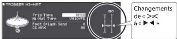 ROLAND VAD506 - Réglages du VH-10/VH-11 - 4